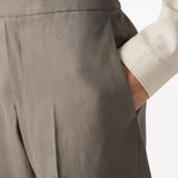 Pantaloni Oasi Lino in grigio Zegna - uomo 