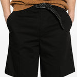 Pantaloncini con parte anteriore piatta in nero Zegna - uomo 