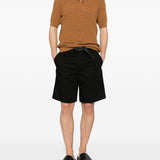 Pantaloncini con parte anteriore piatta in nero Zegna - uomo 