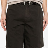 Pantaloncini con tasche anteriori in marrone Zegna - uomo 