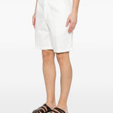 Pantaloncini con passanti per cintura in bianco Zegna - uomo 
