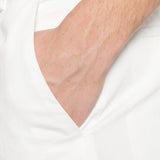 Pantaloncini con passanti per cintura in bianco Zegna - uomo 