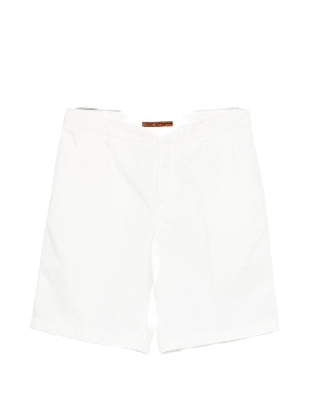 Pantaloncini con passanti per cintura in bianco Zegna - uomo 