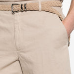 Pantaloncini con passanti per cintura in beige Zegna - uomo 