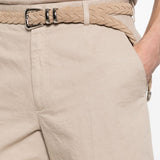 Pantaloncini con passanti per cintura in beige Zegna - uomo 