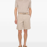 Pantaloncini con passanti per cintura in beige Zegna - uomo 