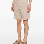 Pantaloncini con passanti per cintura in beige Zegna - uomo 