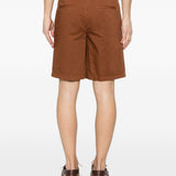 Pantaloncini con parte anteriore piatta in marrone Zegna - uomo 