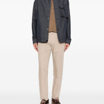 Pantaloni chino con passanti per cintura in beige Zegna - uomo 