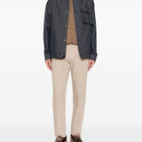 Pantaloni chino con passanti per cintura in beige Zegna - uomo 