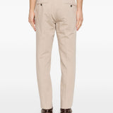Pantaloni chino con passanti per cintura in beige Zegna - uomo 
