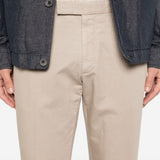 Pantaloni chino con passanti per cintura in beige Zegna - uomo 