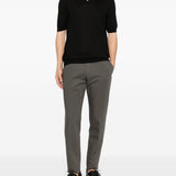 Pantaloni chino con passanti per cintura in grigio Zegna - uomo 