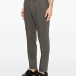 Pantaloni chino con passanti per cintura in grigio Zegna - uomo 