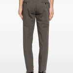 Pantaloni chino con passanti per cintura in grigio Zegna - uomo 