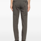 Pantaloni chino con passanti per cintura in grigio Zegna - uomo 