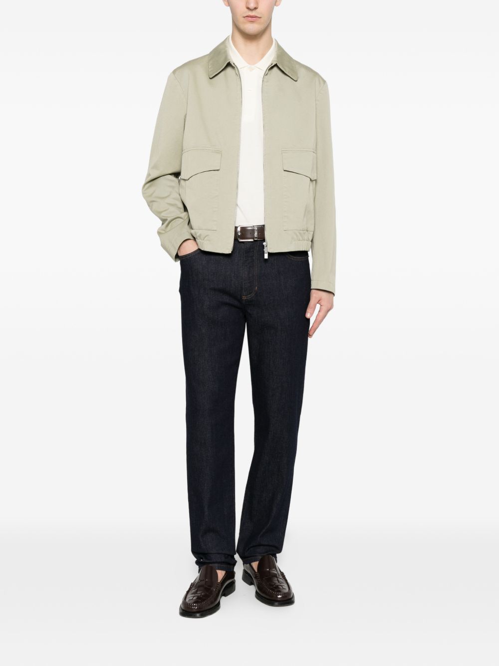 Jeans con bottoni in blui Zegna - uomo 