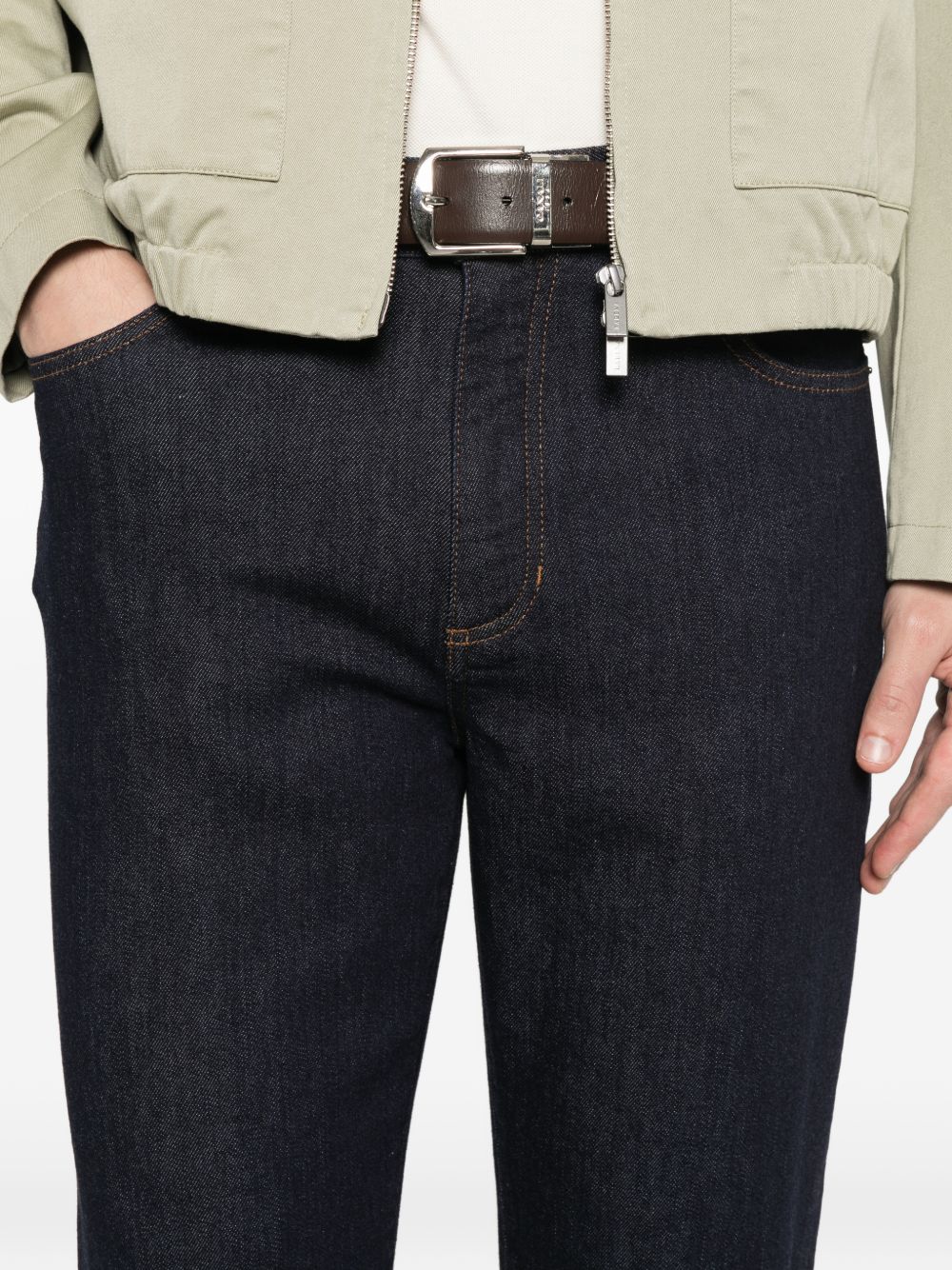 Jeans con bottoni in blui Zegna - uomo 