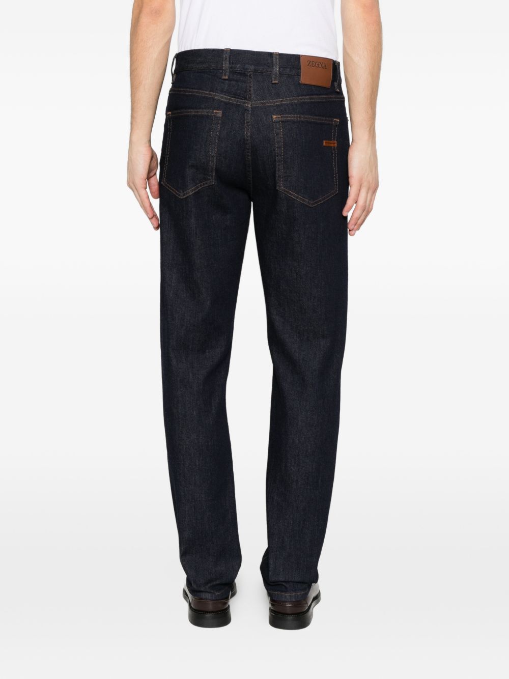 Jeans con bottoni in blui Zegna - uomo 