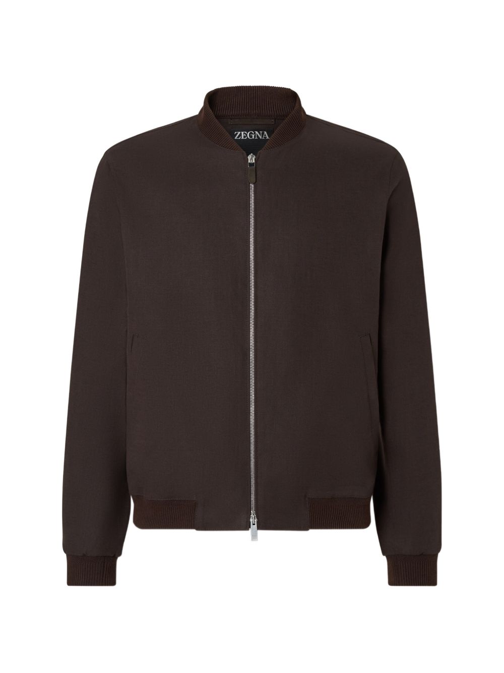Bomber Oasi Lino in marrone Zegna - uomo 