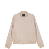 Giacca con zip oasi in beige Zegna - uomo 