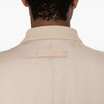 Giacca con zip oasi in beige Zegna - uomo 