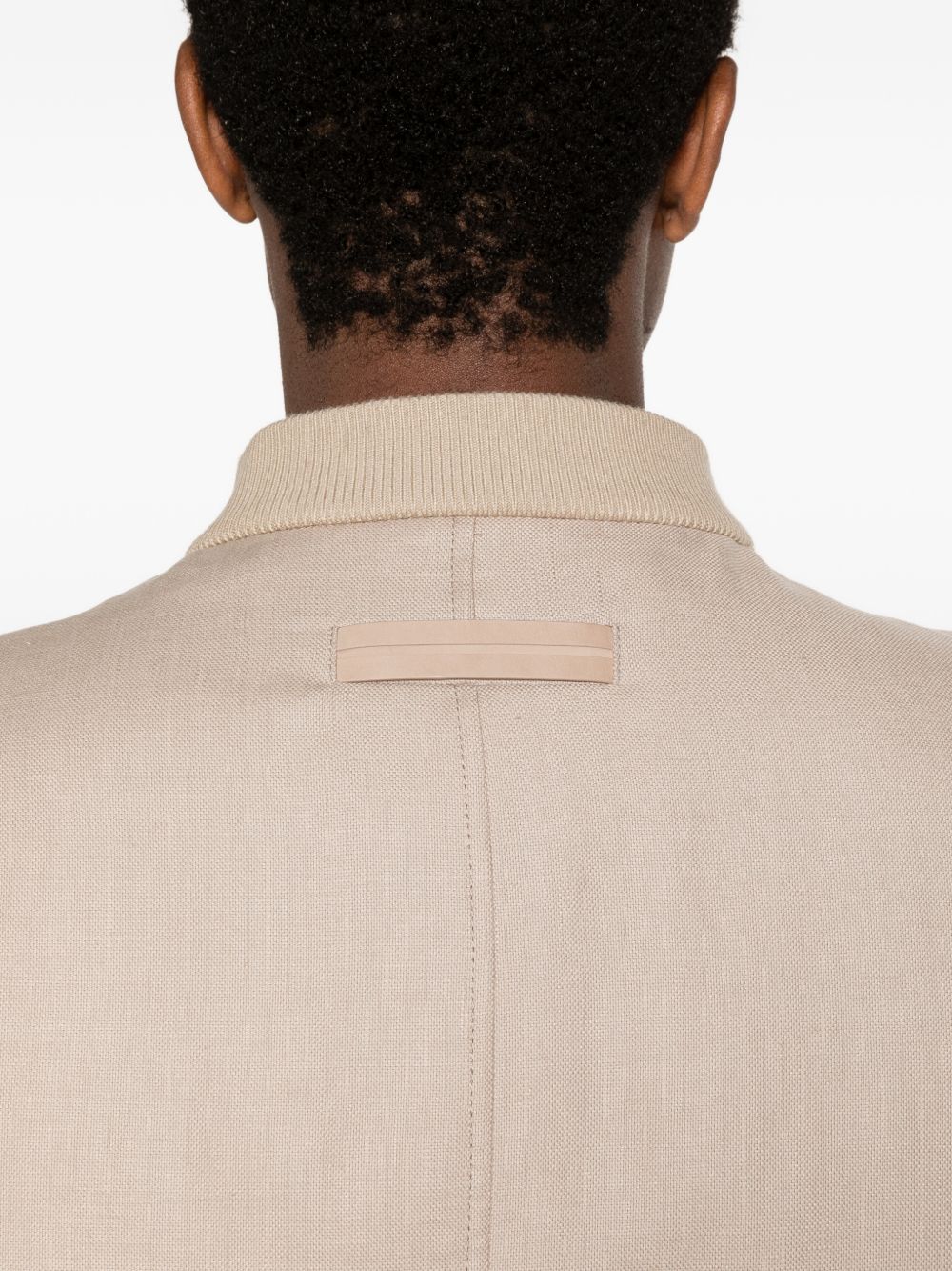 Giacca con zip oasi in beige Zegna - uomo 
