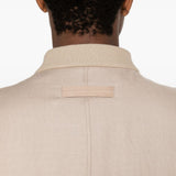 Giacca con zip oasi in beige Zegna - uomo 