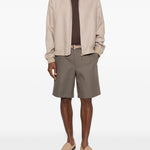 Giacca con zip oasi in beige Zegna - uomo 