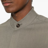 Camicia in lino oasi in verde Zegna - uomo 