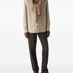 Camicia con bottoni in beige Zegna - uomo 