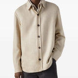 Camicia con bottoni in beige Zegna - uomo 