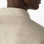 Camicia con bottoni in beige Zegna - uomo 