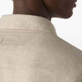 Camicia con bottoni in beige Zegna - uomo 