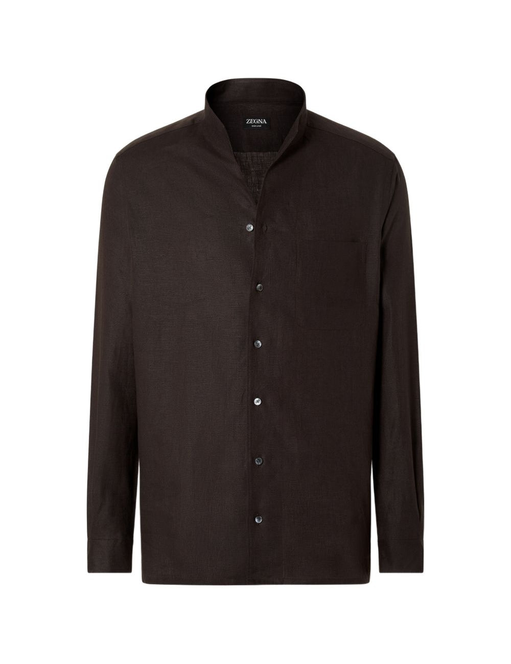 Camicia Di Lino Oasis in marrone Zegna - uomo 