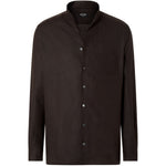 Camicia Di Lino Oasis in marrone Zegna - uomo 