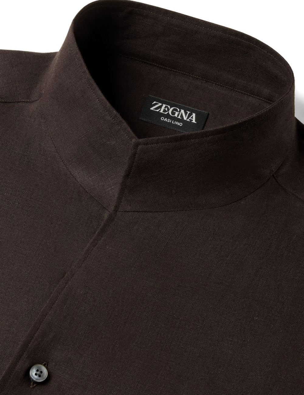 Camicia Di Lino Oasis in marrone Zegna - uomo 