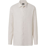 Camicia a maniche lunghe oasi in beige Zegna - uomo 