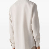 Camicia a maniche lunghe oasi in beige Zegna - uomo 
