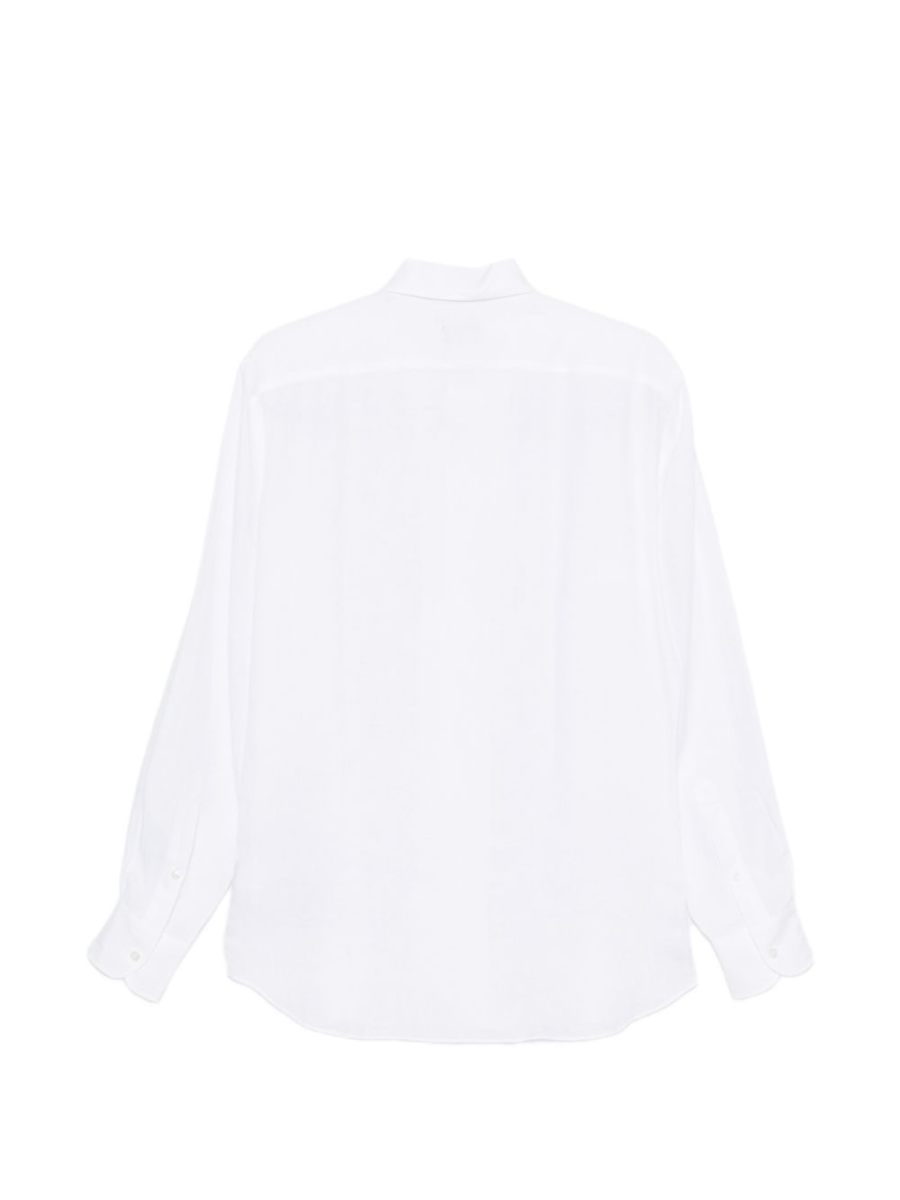 Camicia a maniche lunghe con bottoni in bianco Zegna - uomo 