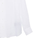 Camicia a maniche lunghe con bottoni in bianco Zegna - uomo 