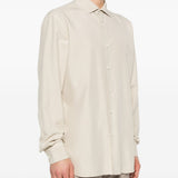 Camicia classica a maniche lunghe in beige Zegna - uomo 