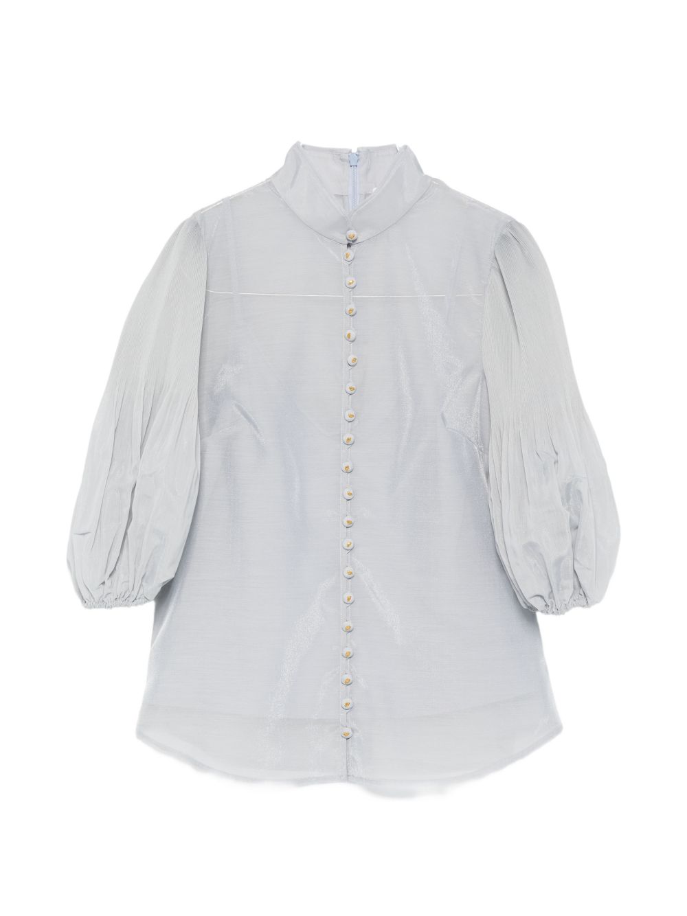 Camicia con bottoni e maniche a tre quarti in blu Zimmermann - donna 