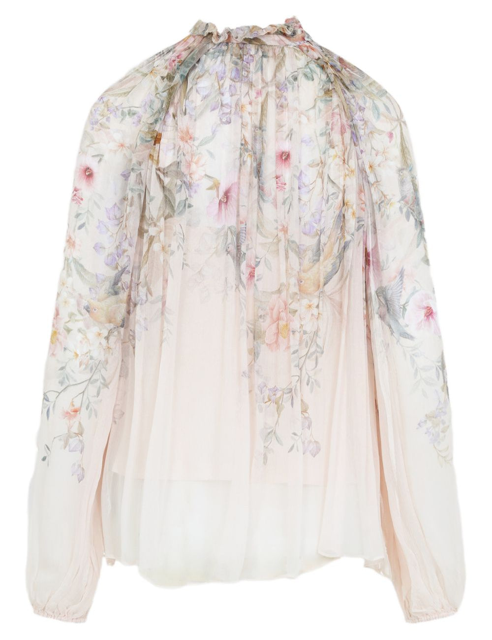 Blusa Rebellion con stampa in avorio Zimmermann - donna 