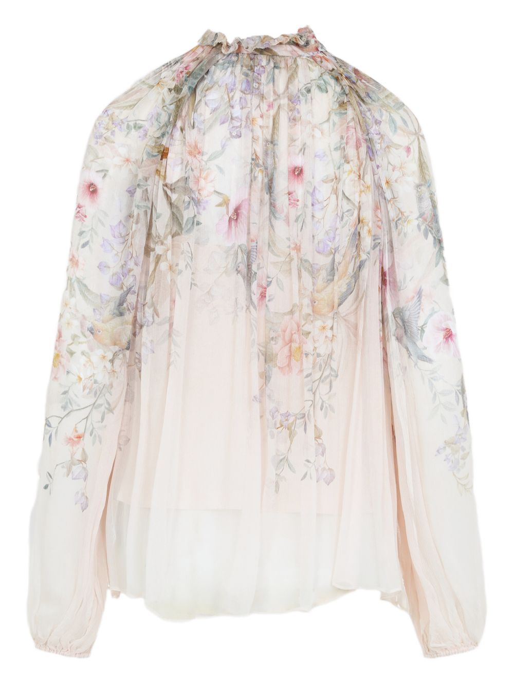 Blusa Rebellion con stampa in avorio Zimmermann - donna 