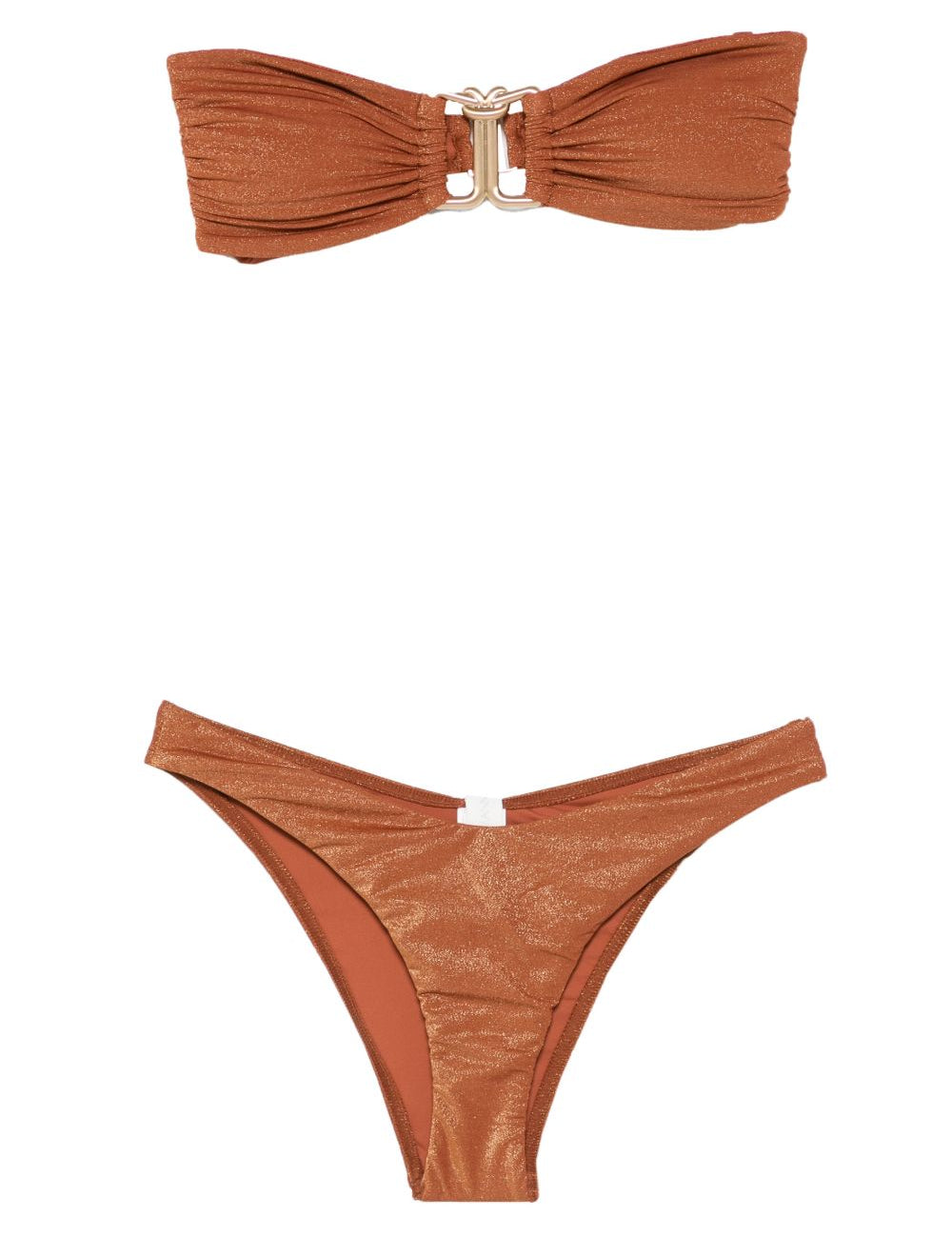 Bikini Metallizzato Daylight in marrone Zimmermann - donna 