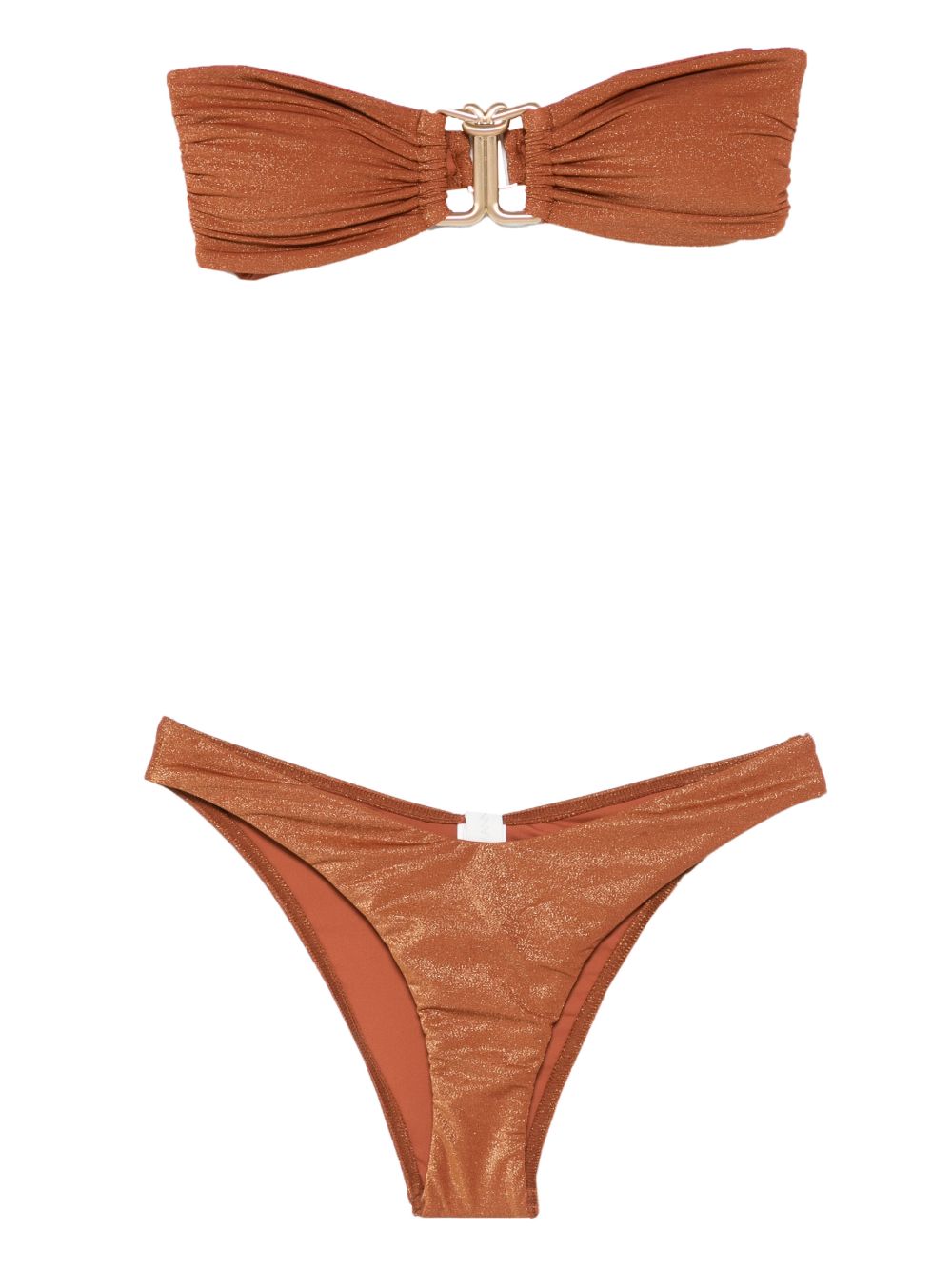 Bikini Metallizzato Daylight in marrone Zimmermann - donna 