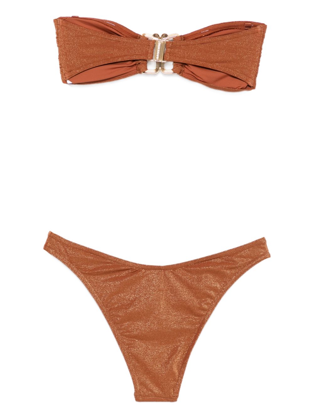 Bikini Metallizzato Daylight in marrone Zimmermann - donna 
