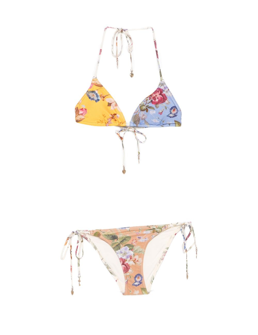 Bikini con stampa spliced in multicolore Zimmermann - donna 