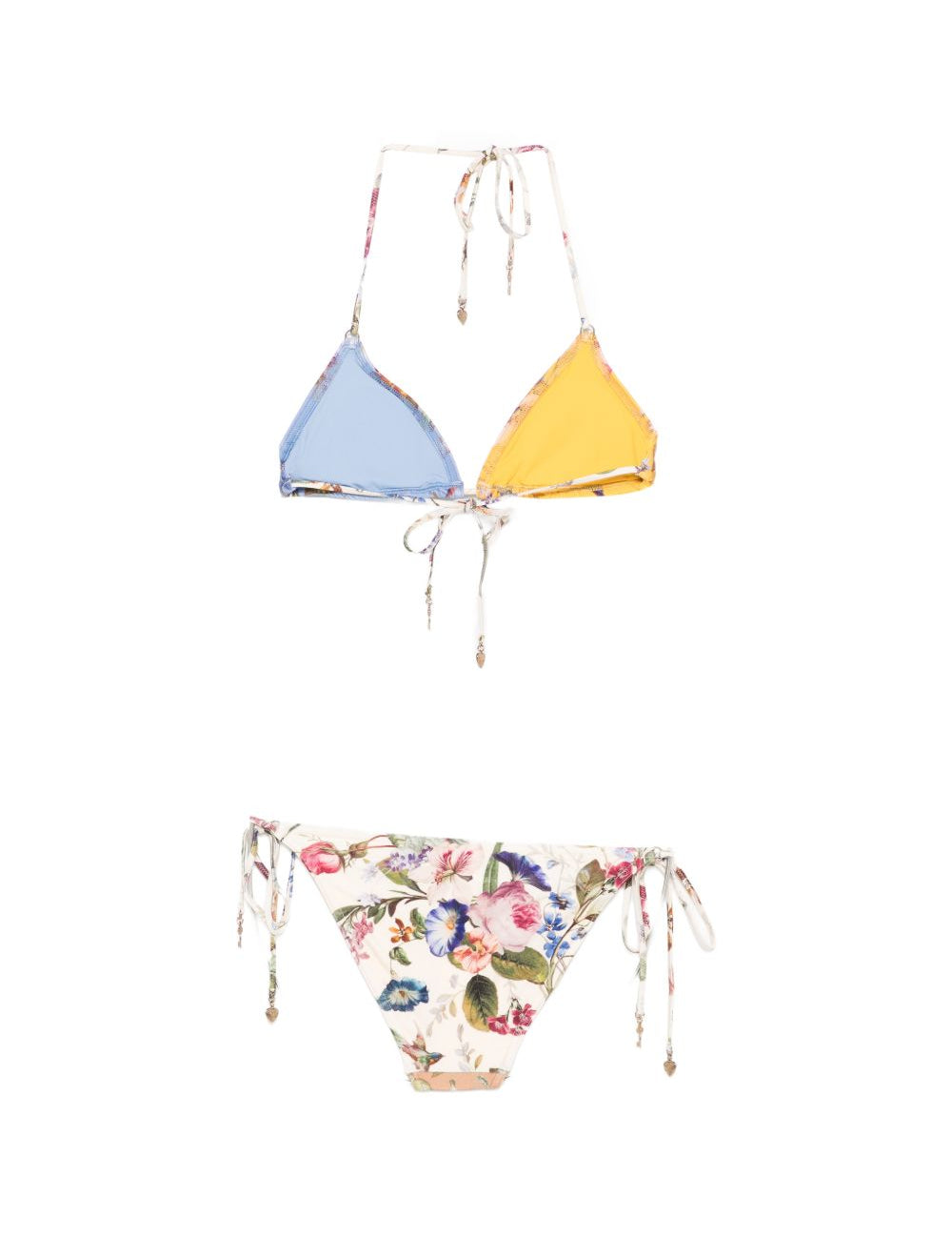 Bikini con stampa spliced in multicolore Zimmermann - donna 